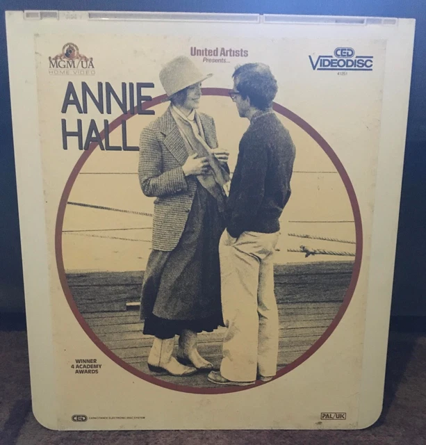 Annie Hall CED VIDEODISC PAL/UK Woody Allen, Diane Keaton Drama VINTAGE 1983 MGM
