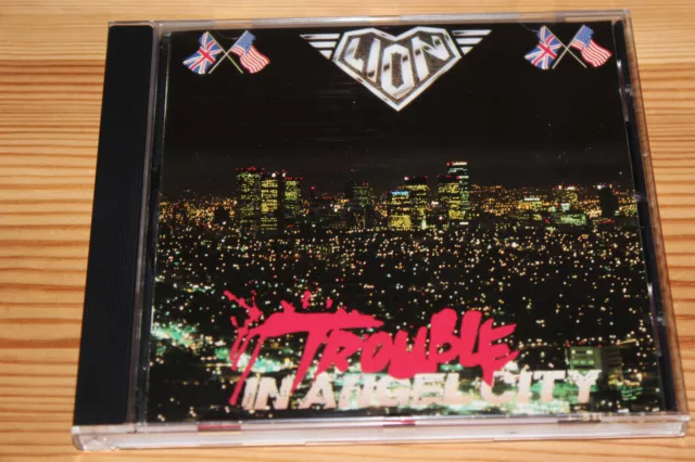 LION - TROUBLE IN ANGEL CITY - CD TOP - BAd Moon Rising, BMR, Burning Rain, AOR