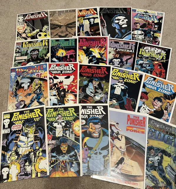The Punisher Marvel Comic Book Lot War Journal War Zone