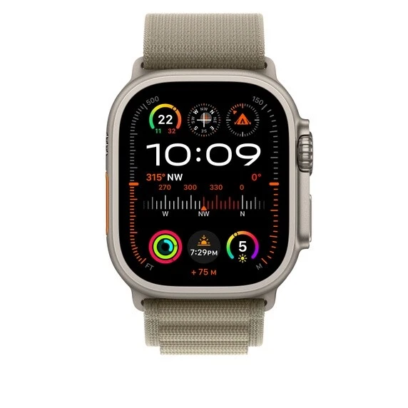 Apple - Loop for smart watch - 49 mm - Medium size - olive :: MT5U3ZM/A