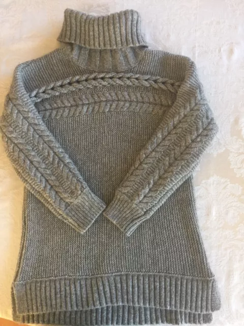 simply vera women sweater gray medium pullover