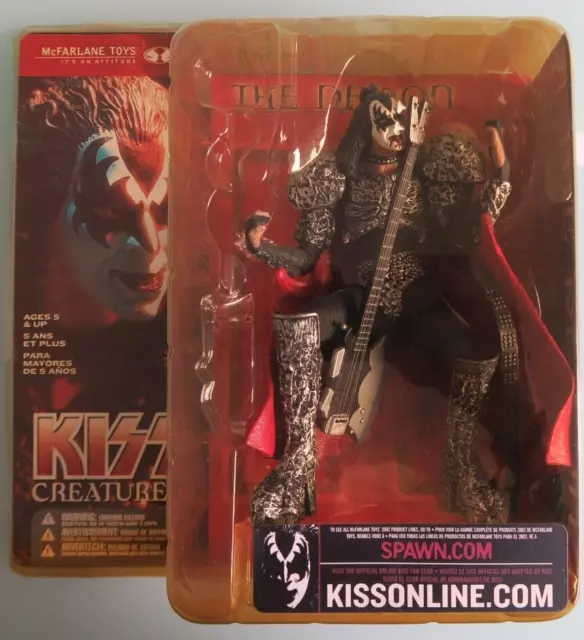 KISS Creatures Gene The Demon Figure 2002 McFarlane Toys Sealed NOS rare