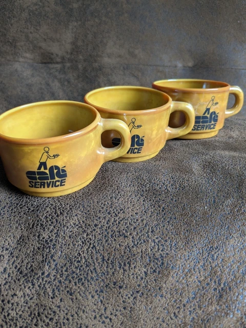 Lot De 5 Tasses à Café Arcopal France – Vintage – Réf. CH28 – En Verre Opaque Multicolore – Occasion En Bon état