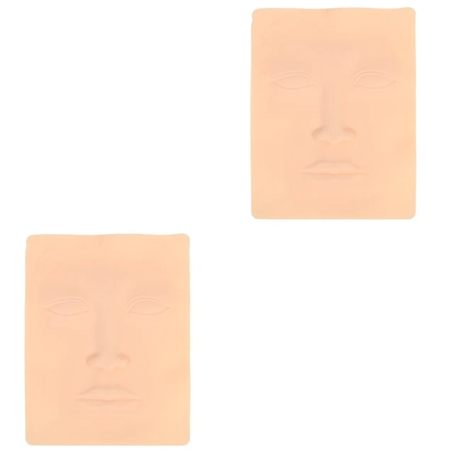 2x Salon Silicone Silicone Faux Peau Maquillage Pratique Peau