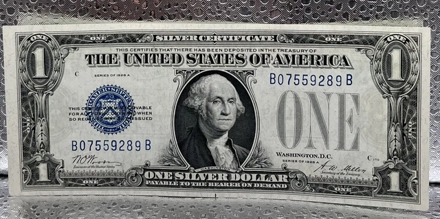 $1 1928 A Funny back Silver Certificate fr#1601