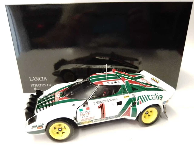 Kyosho Lancia Stratos HF #1 Munari winner Rally Monte Carlo 1977 1/18 08130A