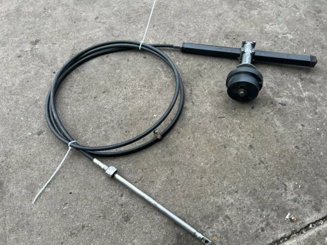 Teleflex Marine Boat Steering rack and 15ft cable