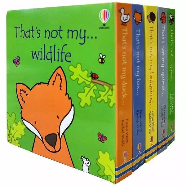 Usborne Thats Not My Wildlife Collection 5 Books Set (Touchy-Feely Board Books)