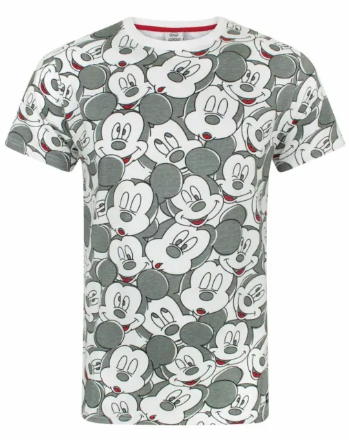 Disney Mickey Mouse T-shirt para hombre animado personaje orejas traje top