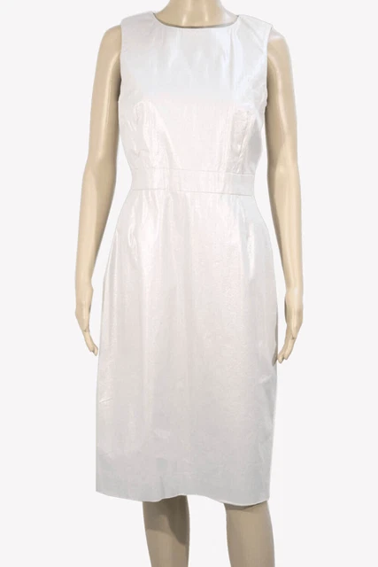 French Connection Robe Femmes Gr. 38 (Royaume-Uni 12) Crème Shiftkleid Robe