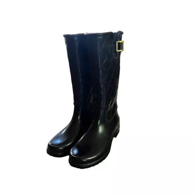 Sperry Top-Sider Pelican III Waterproof Black Quilted Rain Boots STS91093 Size 7 Sperry Top-Sider Pelican III Waterproof Black Quilted Rain Boots STS91093 Size 7