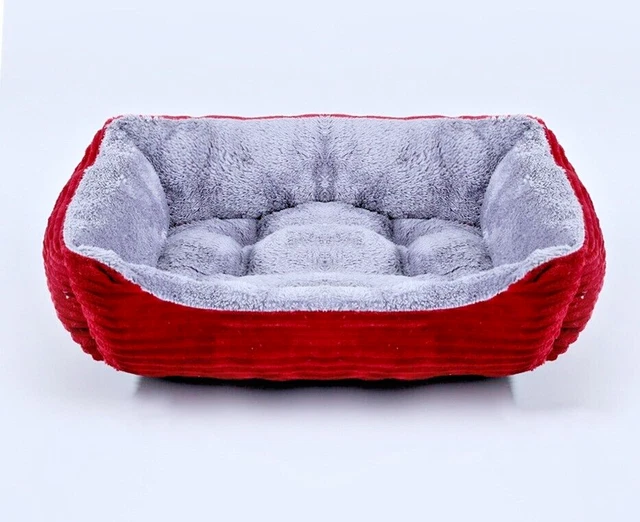 Pet Calming Bed Dog Cat Sleeping Kennel Puppy Super Soft Mat Pad Warm Nest