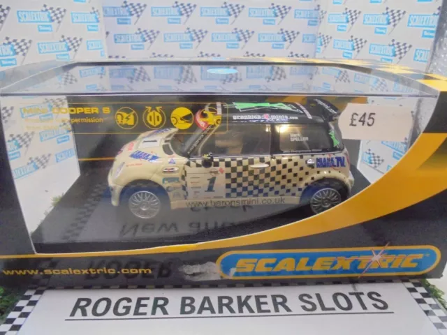 Scalextric C2564D  BMW Mini Cooper "Barons"  #1  BNIB