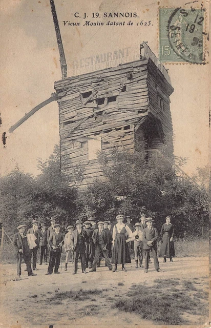 Antique postcard Dept 95 Val d'Oise - Sannois Old Mill dating from 1625