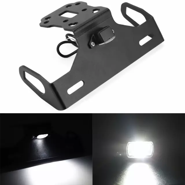 Rear Tail Tidy Fender Eliminator License Plate Holder For KAWASAKI Z125 Z1000/R