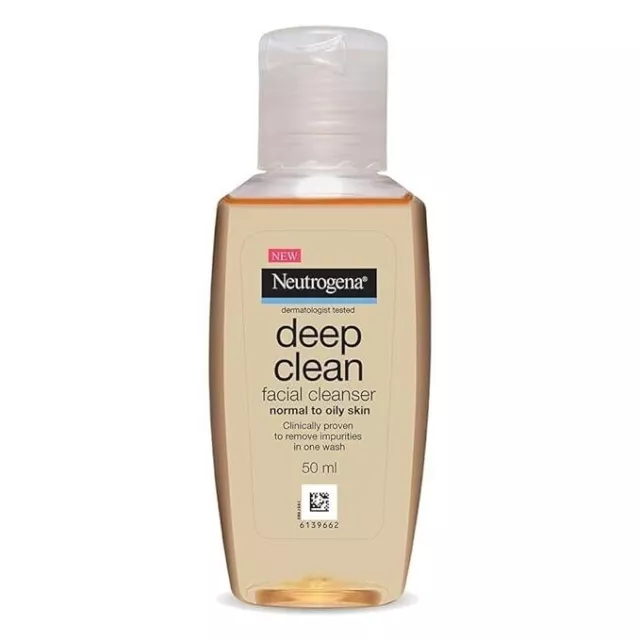 El limpiador facial Neutrogena Deep Clean ayuda a eliminar las células...