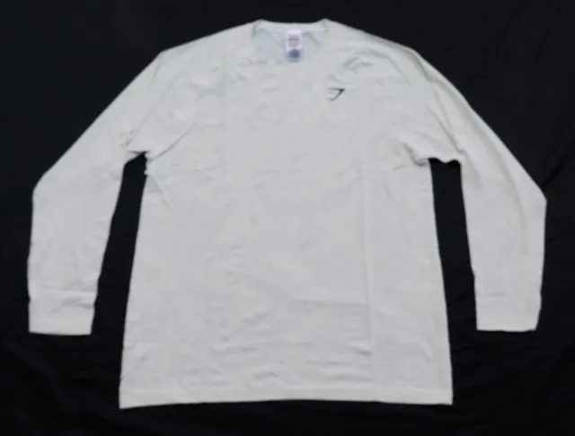 Gymshark Men's Geo Seamless Long Sleeve T-Shirt LL7 Olive/Black