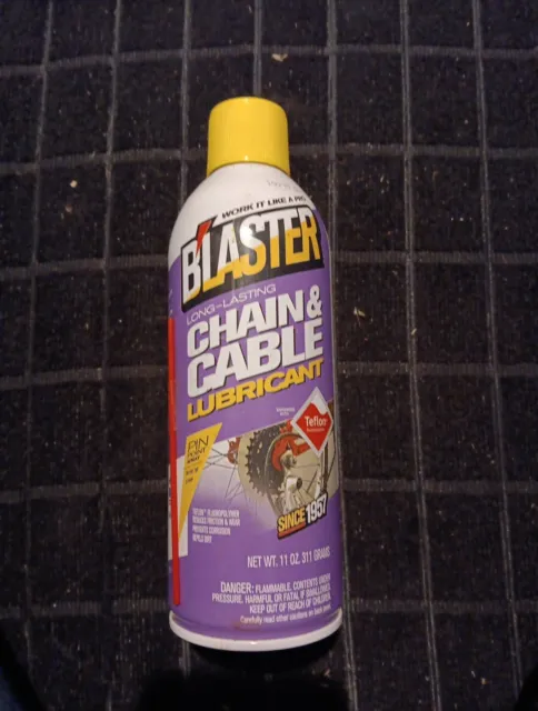 3~ Blaster CHAIN & CABLE LUBRICANT, 16-CCL Lube Oil Spray w/ Teflon PTFE,  11 oz.