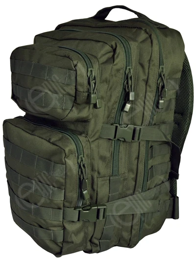 Sac à Dos De Randonnée 25L Vert Olive - Polyester - Sans Cadre - Neuf Avec étiquettes