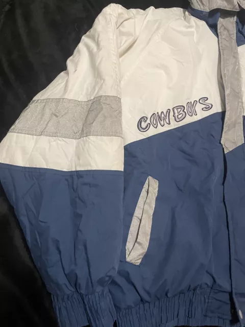 VINTAGE 90S DALLAS Cowboys Pro Player Jacket Graffiti Spell Out Rare ...