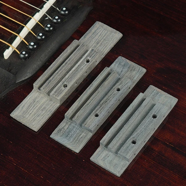 Ensemble Pont Ukulélé En Palissandre - Écrou & Selle Plastique Pour Ukulélé 4 Cordes
