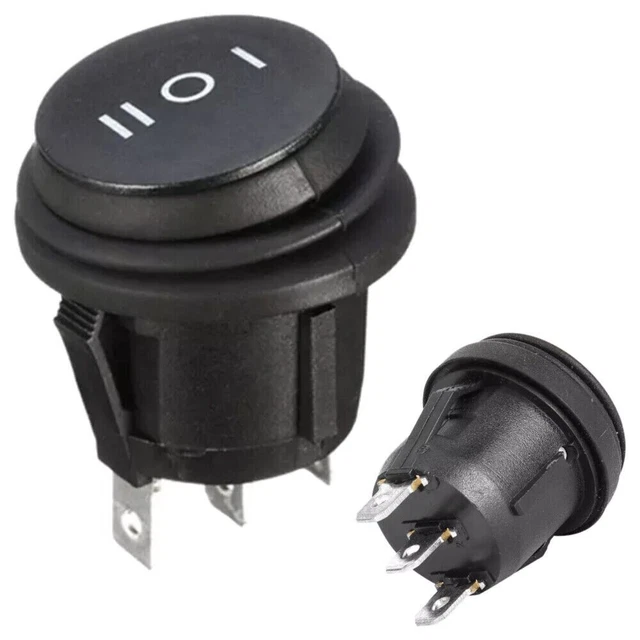 12v ON-OFF Interruttore A Levetta Illuminato Per Auto Barca - Foto 6