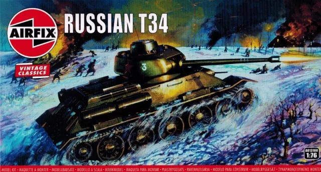 Airfix 01316V - A01316V - Russian T 34 - Panzer - 1:76