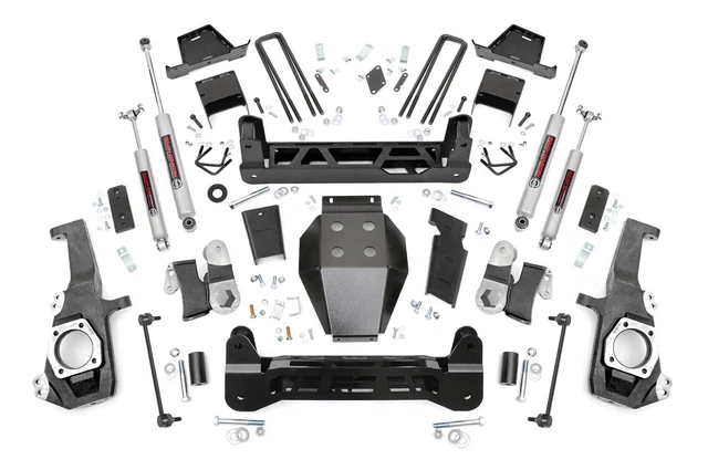 Rough Country 10130Sa 7.0" Suspension Lift, 2020 Silverado/Sierra 2500Hd 4Wd