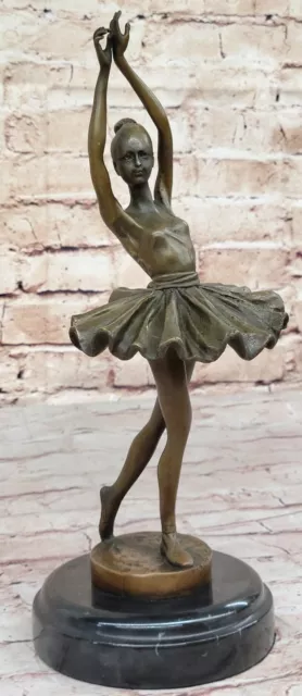 Fatto a Mano Originale Prima Ballerina Di Miguel Lopez Milo Scultura Trattare