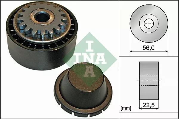 INA 531 0854 10 Tensioner Pulley, V-ribbed belt for DACIA,NISSAN,PEUGEOT,PROTON,