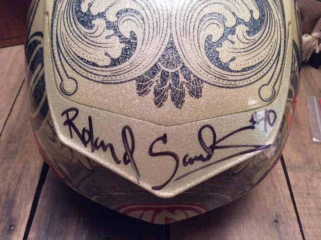 bell c note helmet NEW AUTOGRAPHED COLLECTORS BELL STAR CARBON RSD 
