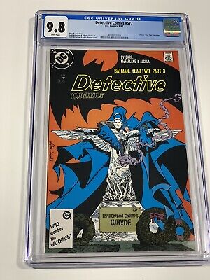 Detective Comics 577 cgc 9.8 wp dc comics 1987 Todd McFarlane Cover Art