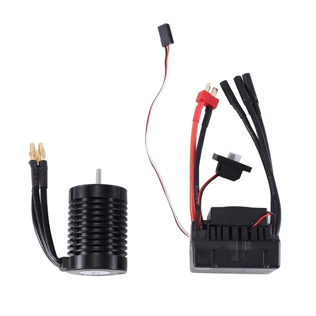 Motore Brushless F540 3300KV + ESC 60A Impermeabile Per Auto RC 1/10 - Set Ad Alta Coppia, DollaTek