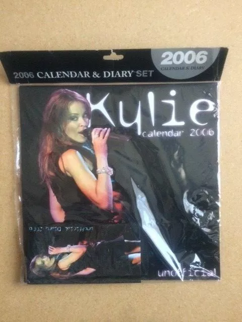 KYLIE MINOGUE Original Vintage Unofficial Calendar Diary Set 2006 (SP)