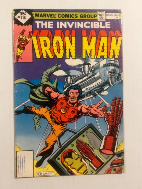 Invincible Iron Man #118 Whitman Variant 1St App Of James "Rhodey" Rhodes  1979