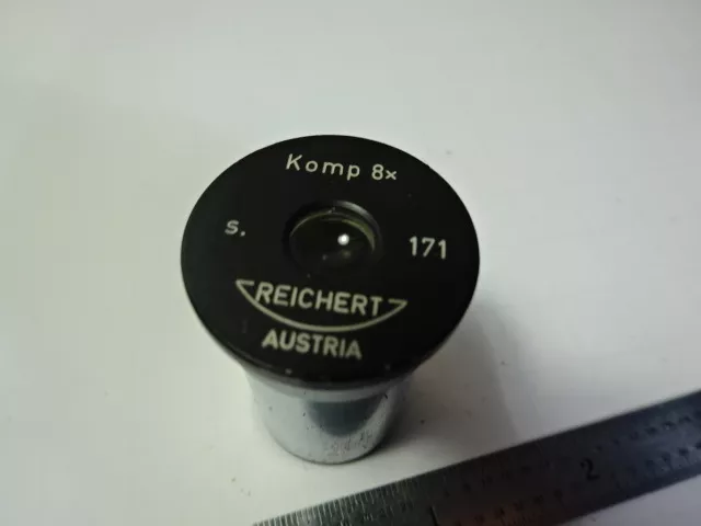 Mikroskop Teil Okular Okuläre Reichert Austria Kompressor 8X Optik Wie Ist B # 3