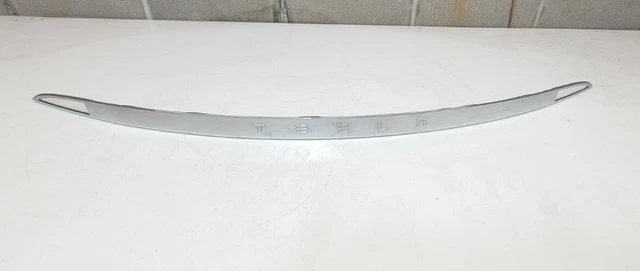 2012-16 Tesla Model S Rear Trunk Lid Chrome Trim 1008856-00-C