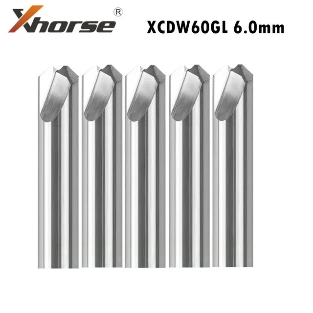 5x XHORSE XCDW60GL 6.0mm Dimple Cutter Compatible with CONDOR XC-MINI PLUS II