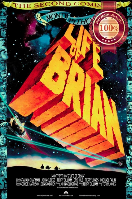 MONTY PYTHONS LIFE OF BRIAN 1979 70s ORIGINAL FILM MOVIE PRINT PREMIUM ...