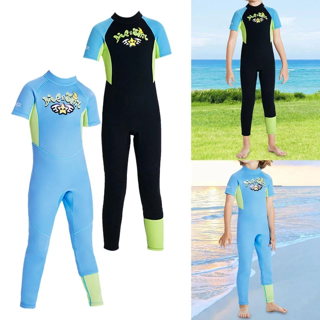 Combinaison de plongée pour enfants 2,5 mm en néoprène, protection solaire,