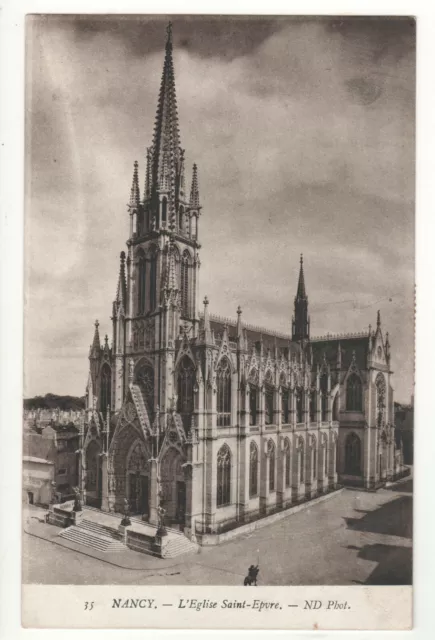 Cpa 54 - Nancy - Église Saint-Epvre (Meurthe-Et-Moselle) - Écrite