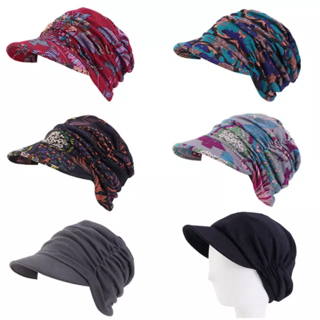 Chapeau En Coton Imprimé Pour Femmes Bonnet Perte De Cheveux Chimio Foulard R
