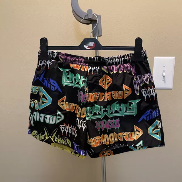 Gucci Nylon Multicolor Print Swim Shorts| New w/ Tags. 100 Percent Authentic!