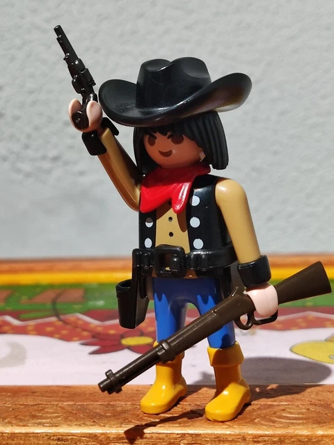 Playmobil Cowboy Vaquero 530562 - Figurine En Parfait état, Idéale Pour Collection Ou Jeu