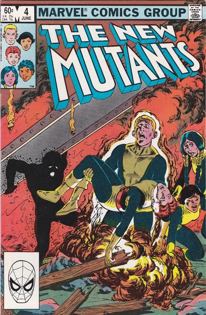 New Mutants #4,  Vol. 1 (1983-1991) Marvel Comics, High Grade