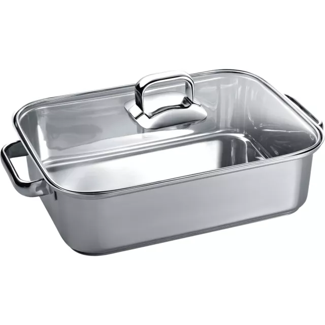 Bosch Home Bräter aus Edelstahl HEZ390011, edelstahl