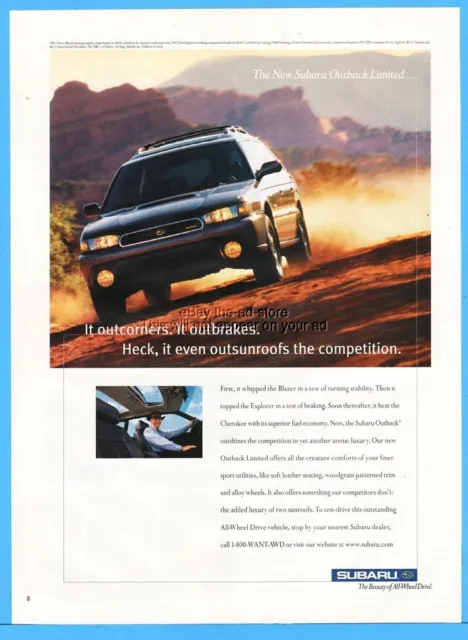 1997 Subaru Outback Limited It Even Outsunroofs The Competition Photo Car Ad