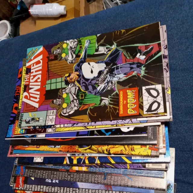 The Punisher 33 Issue Marvel Comics Lot Run Collection war journal zone annual 2 2