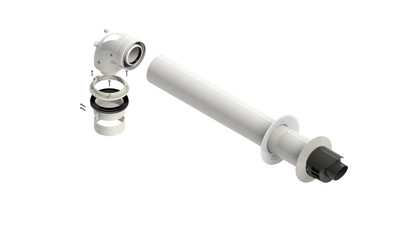 Riello RIELLO KIT TERMINALE DI SCARICO FUMI  COASSIALE Ø 60/100 mm ORIGINALE 4047541 