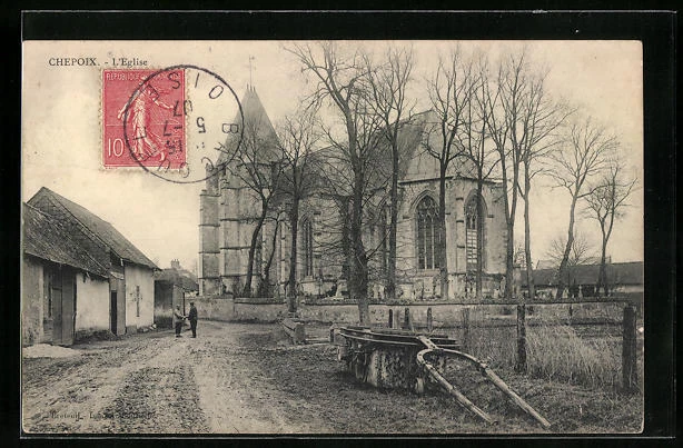 CPA Chepoix, L´Eglise 1907